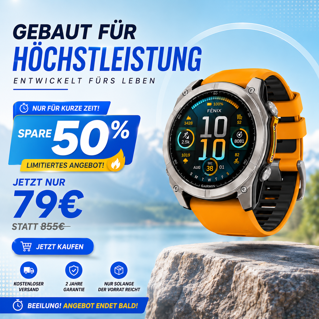 Sportuhr – 43 mm/47 mm/51 mm, AMOLED-Display